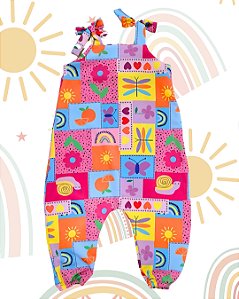 Macacão Infantil Saruel Infância Feliz