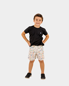 Conjunto Infantil Mauricinho Urso Polar Preto