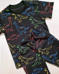 Conjunto Meninos Dino Colorir
