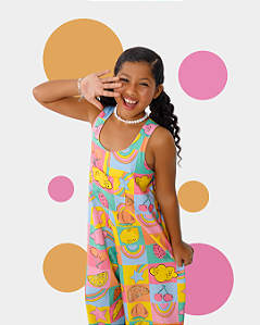 Macacão Infantil Meninas Cores