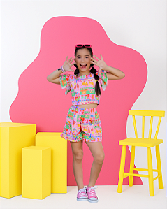 Conjunto Infantil Meninas Animais