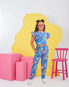 Conjunto Infantil Meninas Jardim Encantado