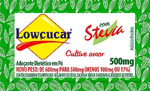 Adoçante Lowçucar Plus com Stévia 1000X5MG