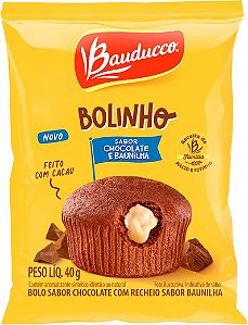 Bolinho Bauducco Chocolate e Baunilha 40G