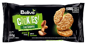 COOKIES BELIVE CASTANHAS 4X10X80G