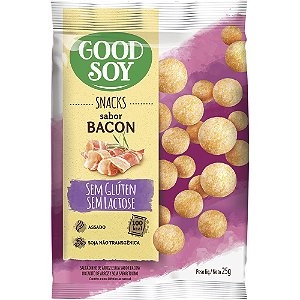 SNACKS GOODSOY BACON 20X25G