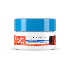 Gel Creme Hidratante Facial Antipoluição Negra Rosa 100g
