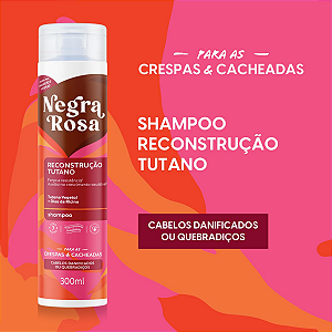Shampoo Reconstrução Tutano Negra Rosa 300ml