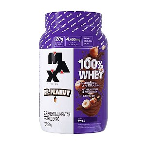 100% Whey Dr. Peanut Max Titanium - Pote 900g