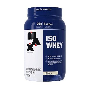 Whey Protein Isolado IsoWhey Max Titanium - Pote 900g