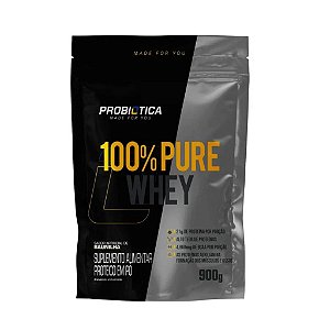 100% Pure Whey Probiótica - Refil 900g