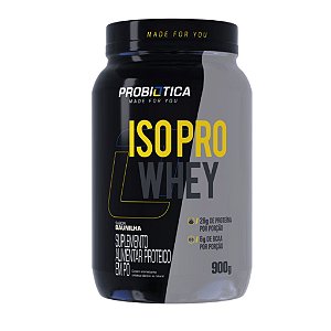 Iso Pro Whey Probiótica - Pote 900g