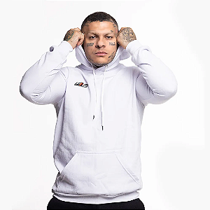 MOLETOM COM CAPUZ BRANCO - FTW