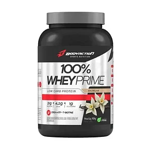 100% Whey Prime Baunilha 900g - VAL. FINAL/07/2026