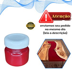 Pigmento em Pasta Vermelho Ferrari para resina epoxi / velas 50 gramas