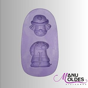 Molde de silicone Palhaço