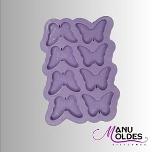 Molde de Silicone borboletas resina decoração