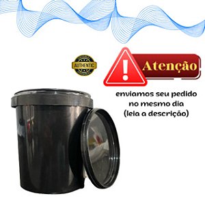 Frasco preto embalagem vazia para  500gr/ 0,5 LT