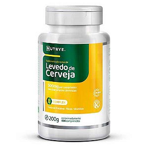 LEVEDO DE CERVEJA NUTRYE 500MG 400 COMPRIMIDOS 200G