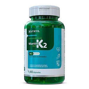 SUPLEMENTO DE VITAMINNA K2 MK7 NUTRYE 60 CAPSULAS