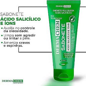 SABONETE PELE OLEOSA ACIDO SALIC DERMACHEM 100ML