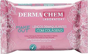 LENCO DEMAQUILANTE COM COLAGENO DERMACHEM C/ 25UND