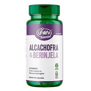 ALCACHOFRA COM BERINJELA UNILIFE 400MG 60 CAPSULAS
