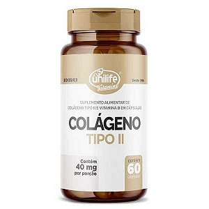 COLAGENO TIPO II + VITAMINA D UNILIFE 800 MG 60 CAPSULAS