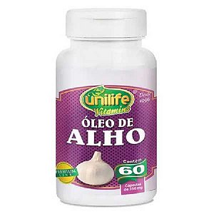 OLEO DE ALHO UNILIFE 350MG 60 CAPSULAS