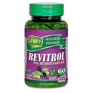 UVA - REVITROL UNILIFE 500MG 60 CAPSULAS