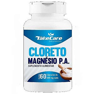 CLORETO DE MAGNÉSIO P.A TAKE CARE 500MG 60 CÁPSULAS