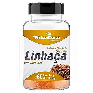 OLEO DE LINHACA TAKE CARE  600MG 60 CAPSULAS