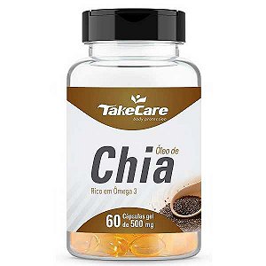 OLEO DE CHIA TAKE CARE 500MG  60 CAPSULAS