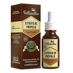 BELLABELHA EXTRATO DE PRÓPOLIS MARROM 11%  APIS VIDA 20ML DISPLAY COM 24UND