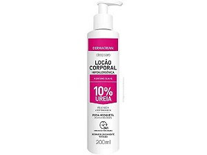 LOÇÃO CORPORAL ROSA MOSQUETA 10% UREIA  DERMACREAM 200ML