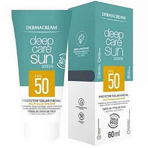 PROTETOR SOLAR FACIAL FPS 50  DERMACREAM 60ML