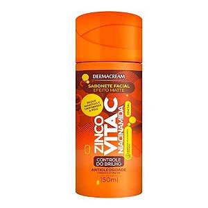 SABONETE FACIAL VITAMINA C NIACIAMIDA E ZINCO DERMACREAM 150ML