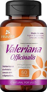 VALERIANA REATIVA 60 CAPSULAS