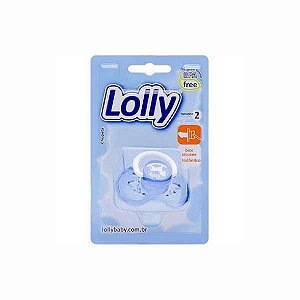 CHUPETA LOLLY BICO DE SILICONE TIP CLEAN REDONDA TAMANHO 2 AZUL REF. 5112-01 M