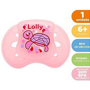 CHUPETA LOLLY BICO DE SILICONE TIP KINDDY OCEANO MASTER ORTODÔNTICA Nº2 (+6 MESES) ROSA REF. 5615-01 F