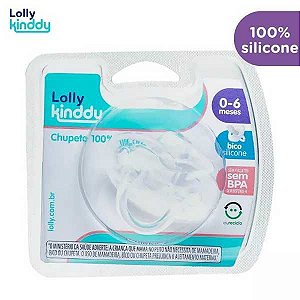 CHUPETA LOLLY BICO DE SILICONE TIP 100% SILICONE SPECIAL ORTODÔNTICA N°1 (0 a 6 MESES) NEUTRA  REF. 6014-01 N