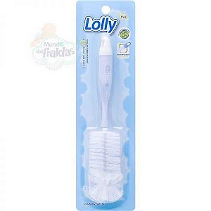 ESCOVA LOLLY PARA LIMPEZA DE MAMADEIRA 2 EM 1 BRANCO REF. 7081-01 N