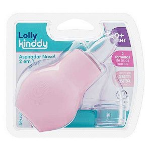 ASPIRADOR NASAL LOLLY 2 EM 1 ROSA REF. 7170-01 F