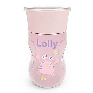 COPO DE TREINAMENTO 360º LOLLY TIPO OCEANO 330ML R0SA REF. 7195-00 F