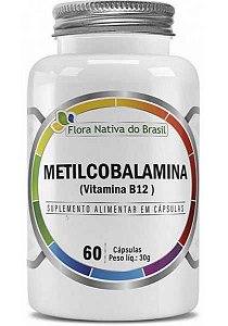 METILCOBALAMINA VITAMINA B12 FLORA NATIVA 60 CAPSULAS