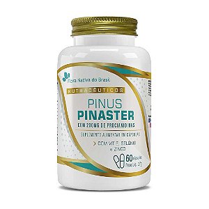 PINUS PINASTER + VITAMINA E , SELÊNIO E ZINCO FLORA NATIVA 60 CÁPSULAS