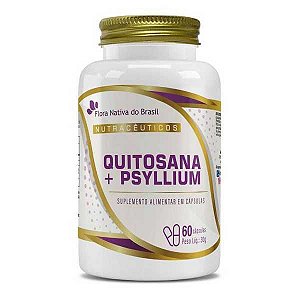 QUITOSANA + PSYLLIUM FLORA NATIVA 60 CAPSULAS 500MG