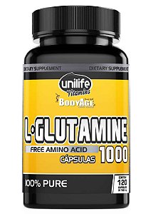 GLUTAMINA UNILIFE 1.000MG 120 CAPSULAS