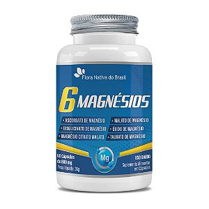 6 MAGNESIOS 60 CAPSULA FLORA NATIVA
