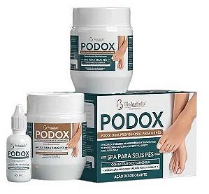 KIT PODOX PODOLOGIA PROFISSIONAL PARA OS PES CX/12 - BIO INSTINTO